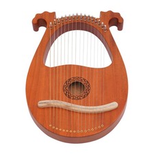 European Style 16 Strings Lyre Harp Mahogany Body String Instrument for Beginner