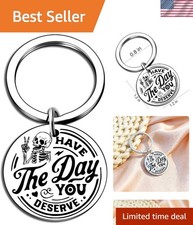 Stylish Skull Keychain in Velvet Bag - Ideal Witchy Gift for Any Occasion