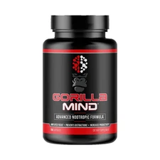 NEW Sealed Gorilla Mind Smooth Supplement 150 Caps Cognitive Support Exp. 8/26