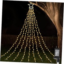  Weihnachtsstern Lichterkette, 11 Leuchtmodi Weihnachten warmweiß