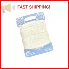 Needloft Novelty Craft Cord 20yd-Iridescent White