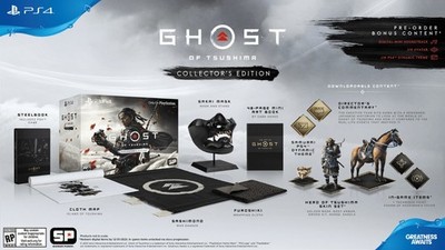 GHOST OF TSUSHIMA COLLECTOR’S EDITION PS4 Ghost of Tsushima Collector's Edition Brand New Factory Sealed