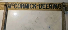 Antique McCormick-Deering Hay Swath Board Farm Country Advertising Rare Wood
