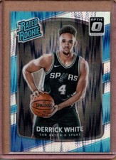2017-18 PANINI DONRUSS OPTIC DERRICK WHITE ROOKIE SHOCK  # 172   (NM/MT)