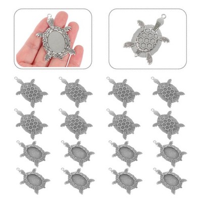  20 Pcs Schildkröte Charm Charms Schmuckherstellung DIY-Halskettenzubehör