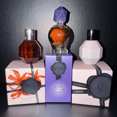 New Mini Perfume Victor & Rolf Flower Bomb Tiger Lily, Good Fortune, Extreme