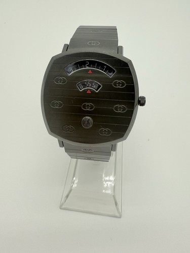Gucci Grip Schwarz Edelstahl Unisex 38mm Uhr YA157429 UVP 1340£ - Bild 23 von 23