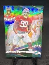 2020 Panini Donruss Elite - Rookies Raekwon Davis #180 Green (RC)