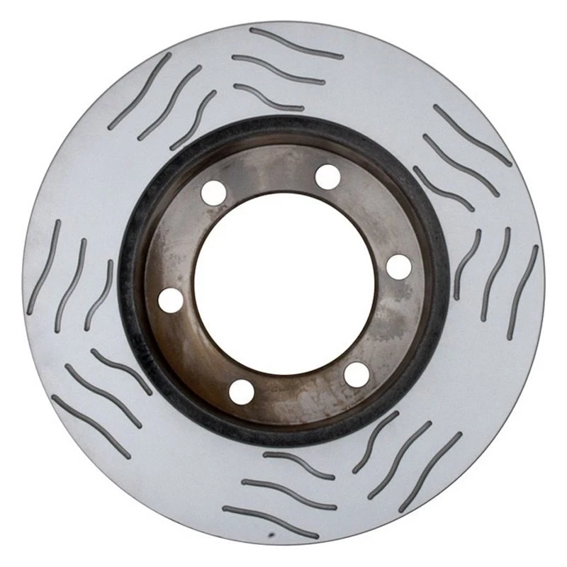 For Toyota Tacoma 1995-2004 ACDelco Gold Slotted 1-Piece Front Brake Rotor Foto 4 de 4