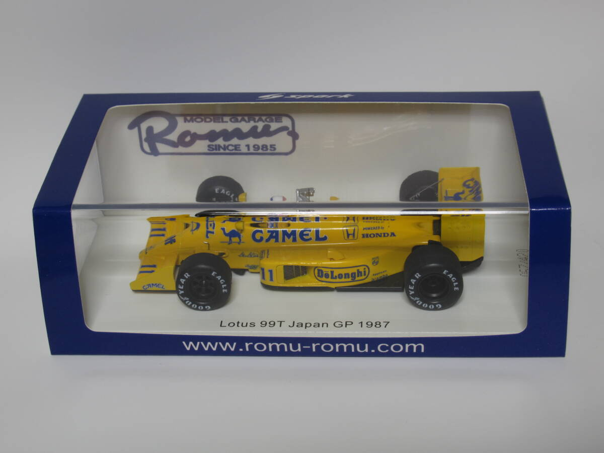 1 43 Lotus Honda 99T Satoru Nakajima Japan GP 1987 ROM 1 43 Lotus Honda 99T Satoru Nakajima Japan GP 1987 ROM