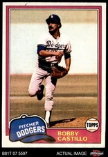 1981 Topps #146 Bobby Castillo Dodgers 6.5 - EX/MT+