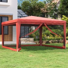 Image of UK Party Tent with Mesh Sidewalls Canopy Gazebo Multi Colours Multi Sizes vidaXL