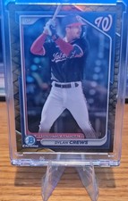 🔥DYLAN CREWS 2024 Bowman Draft Chrome Gold Refractor /50 Nationals #BCP-101🔥