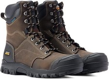 Ariat Work Treadfast 8" Waterproof Work Boots, Size 10 Wide
