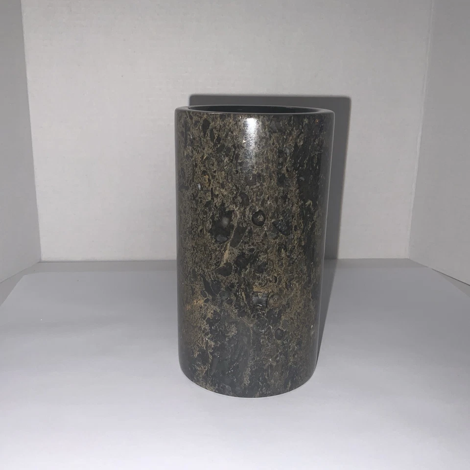 "Enfriador de vino de mármol enfriador de champán verde 4,5"" soporte de utensilios de cilindro de piedra" Foto 2 de 4