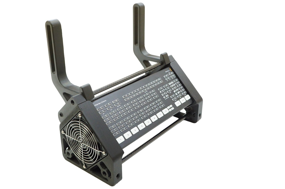 Cooling Fan Pro Streamer Stand Tower + Monitor Holder for