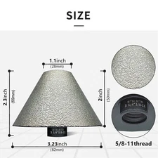 Diamond Beveling Chamfer Milling Cone Bit 3-1/4 Enlarge Hole Ceramic Marble Tile