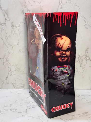 Chucky Action Figure 15" Childs Play Talking Scarred Chucky Mezco - Picture 6 of 6
