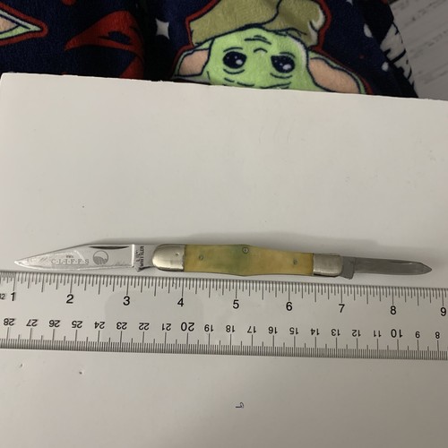 Vintage SARCO Japan LIL' WHITTLER Pocket Knife 1996 Bone Handle - Picture 12 of 17