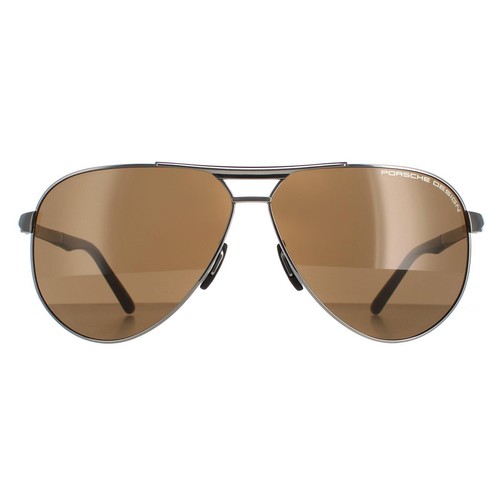 Porsche Design Sonnenbrille P8649 D Gunmetal Braun