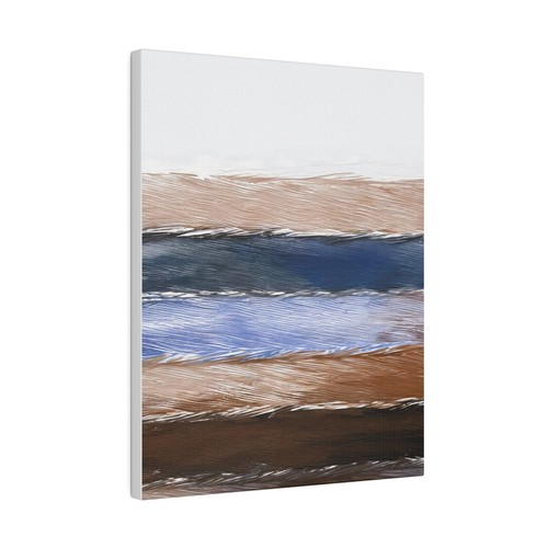 Wanddeko - Giclée Poster Kunstdruck - rustikale Farbtöne blau schwarz braun gefüttert - Bild 9 von 13