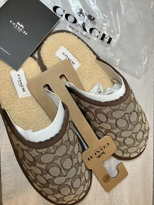 Coach SIGNATURE PRINT SLIPPERS / Men display picture 2