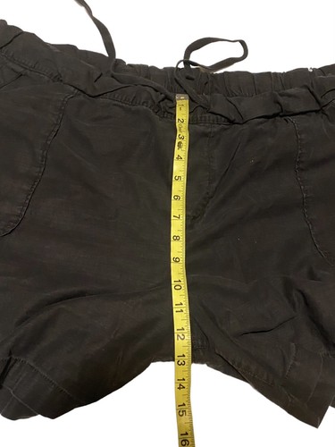 Lane Bryant Black Shorts Women’s 24 Drawstring Elastic Waist Pockets Stretch - Picture 7 of 20