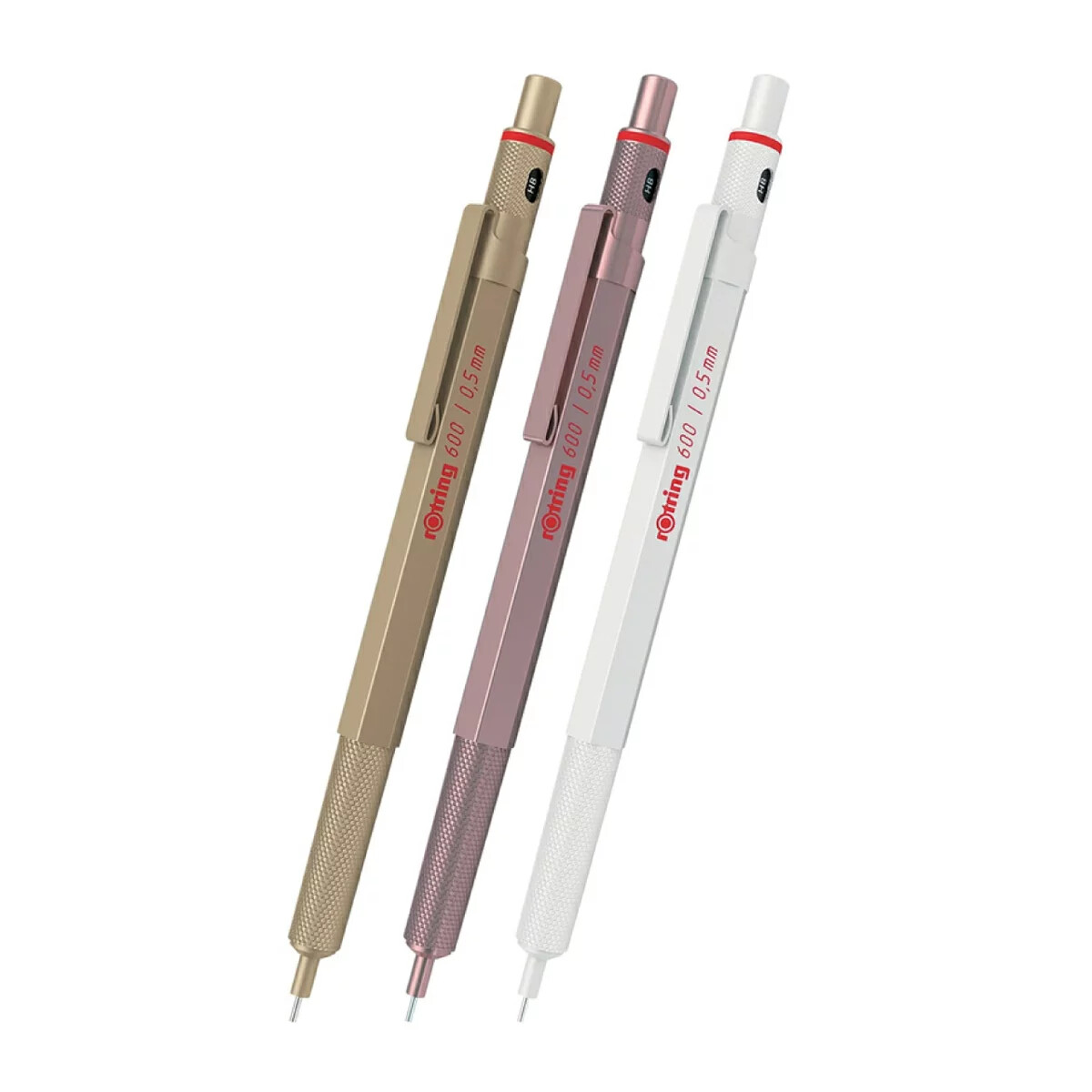rotring600  3色まとめ売り rotring 600 0.5mm Mechanical pencil Limited color Set of 3