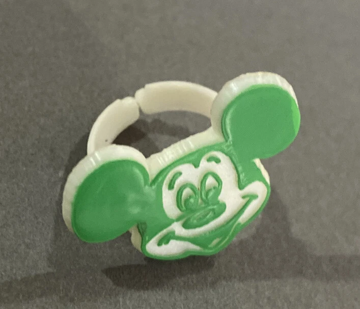 Green plastic deals ring