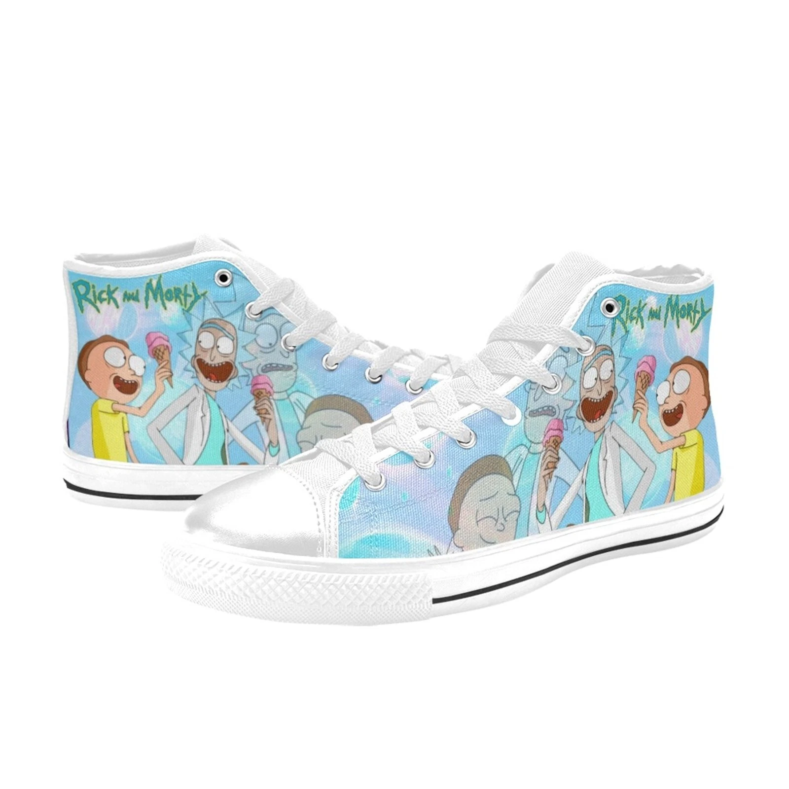 Rick and Rick and Rickandmorty Sneakers High Top Canvas Shoes, Rick and Rickandmorty Sneakers
