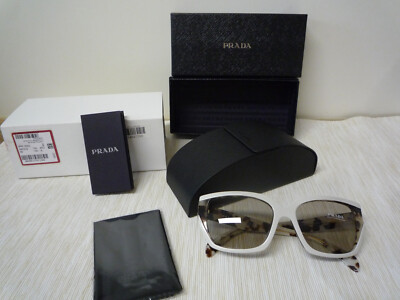 Prada Milano Vintage Sonnenbrille Sunglasses SPR 15X weiß NEU!