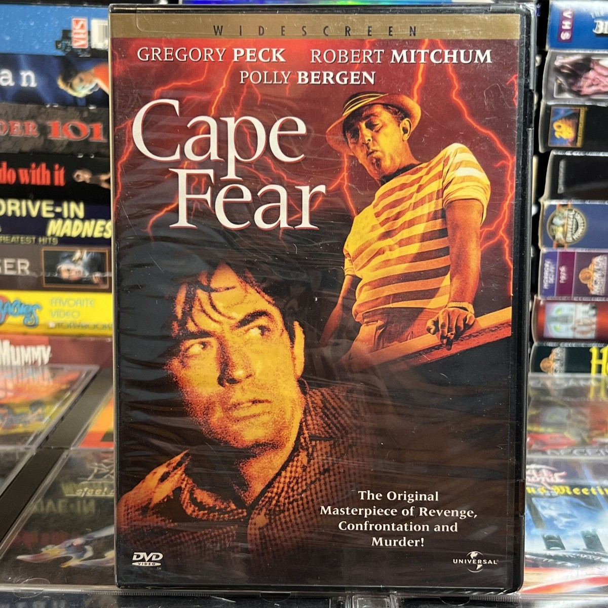 Cape Fear 1962 DVD New Robert Mitchum Gregory Peck Horror Film