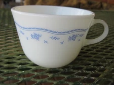 Vintage Pyrex Morning Blue White and Blue Coffee Cup Tea Cup