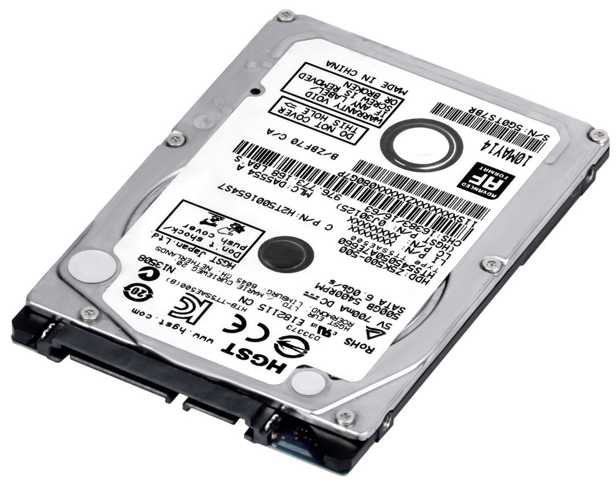 HGST HTS545050A7E660 500 GB SATA III 2.5 in Laptop Drive for