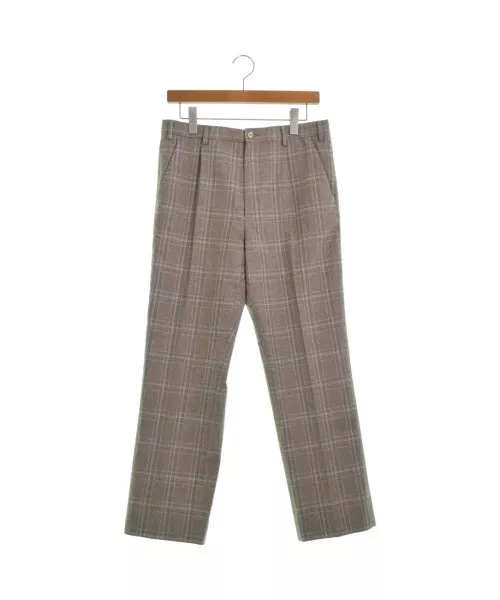 Pantalons GUCCI beige x noir (motif à carreaux) 46 (environ M) 2200319303085