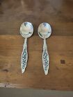 Two Whiting Gorham Sterling Silver "Lily of the Valley" Bullion/Gumbo Spoons