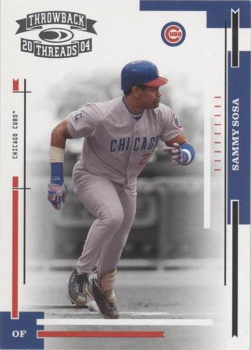 2004 Donruss Throwback Threads - Sammy Sosa #44 - 1 of 1
