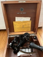 antique nautical sextant C. Plath 