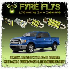 11 White LED Interior Cargo Reverse lights package kit for 2009-2014 Ford F-150