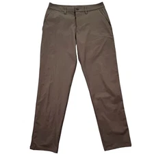 Lululemon ABC Pants Slim Beige Stretch Commuter Casual Mens 30x28 Preppy EUC