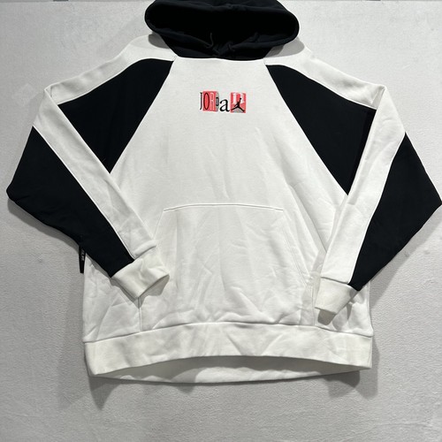 Air Jordan Infrared Hoodie 2XL Mens Black White NWT Sweatshirt Nike Jumpman - Picture 8 of 11