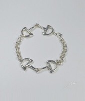 MittelgroßEs Armband Mit Kette, Handgefertigt Aus Sterlingsilber Luce