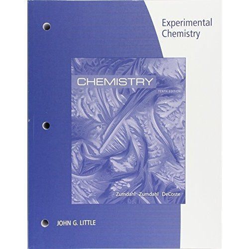 Lab Manual for Zumdahl/Zumdahl/DeCoste's Chemistry, 10th Edition by Donald J....