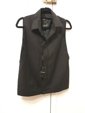 MEN S Emporio Armani Matt Line Black Modern Vest SZ. 50 EU Or Small US. NWT.