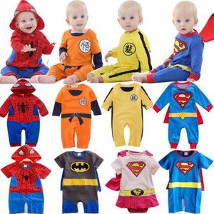 Toddler Baby Boys Girls Superhero Cartoon Costume Outftis Tracksuit Romper Set