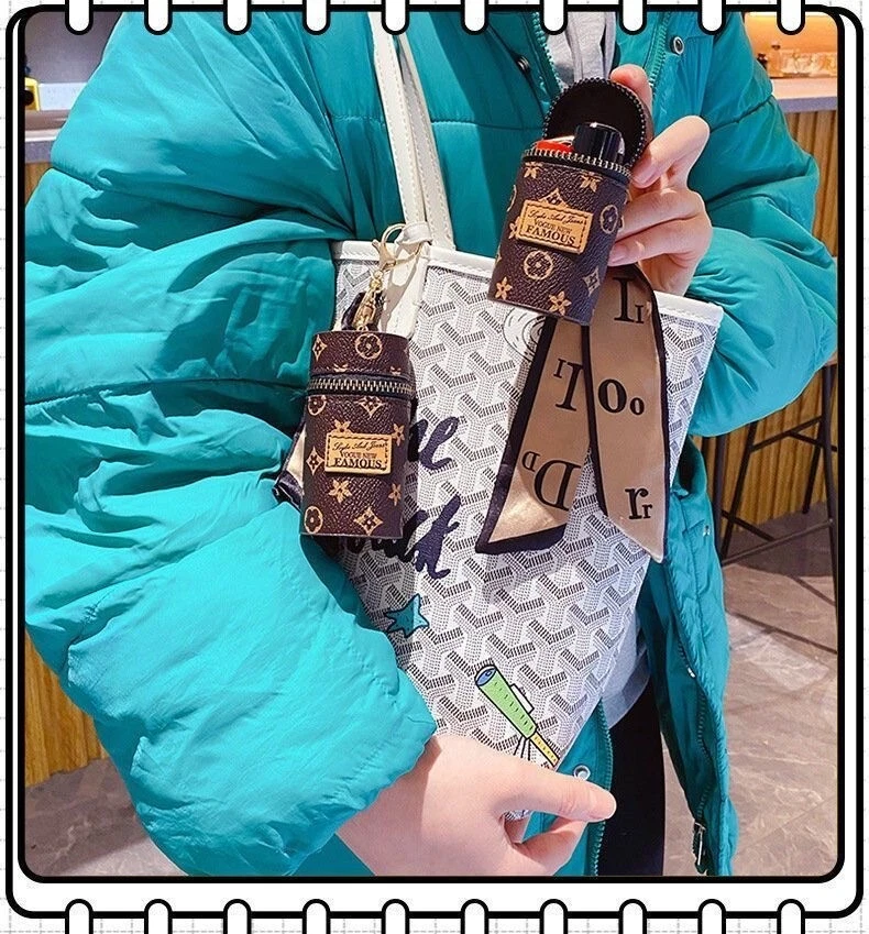 Llavero Mochila Llavero Mini Bolso Lápiz Labial Bolso Cartera Dije Bolso - 3.8" x 1.8" Foto 3 de 4