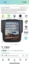 Linkswell Gen 4 10.4 Inch Radio Replacement For Ram 1500 2013-18