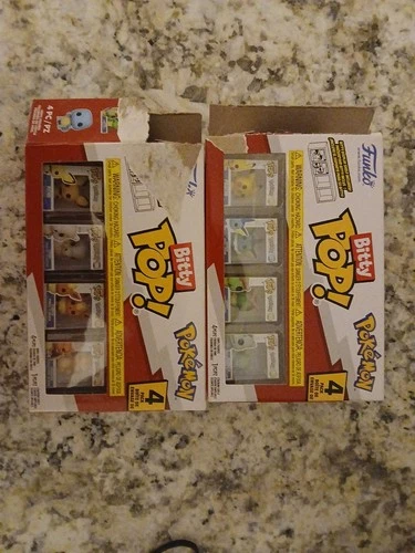Funko Bitty POP! 8 Different Pokemon Set of 4 Packs Pikachu Charmander Cubone