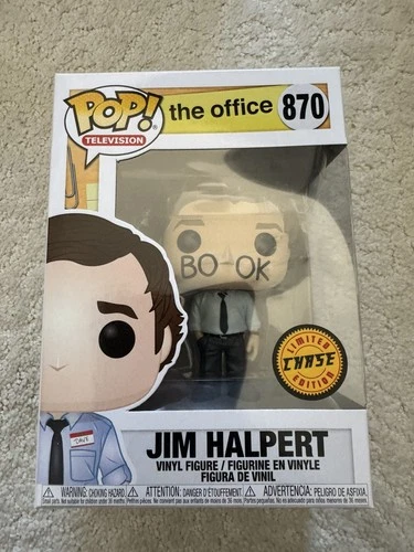 Funko Pop! Vinyl: The Office - Jim Halpert (Chase) #870 W/ Protector