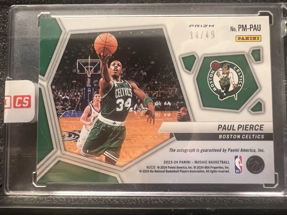 Pictografías automáticas Paul Pierce Panini Prizm PM-PAU/49 Foto 2 de 4
